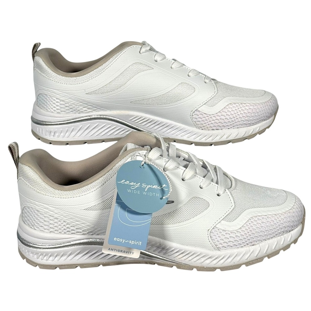 Easy Spirit Hugs 4 Anti-Gravity Walking Shoes 9 Wide White NIB China